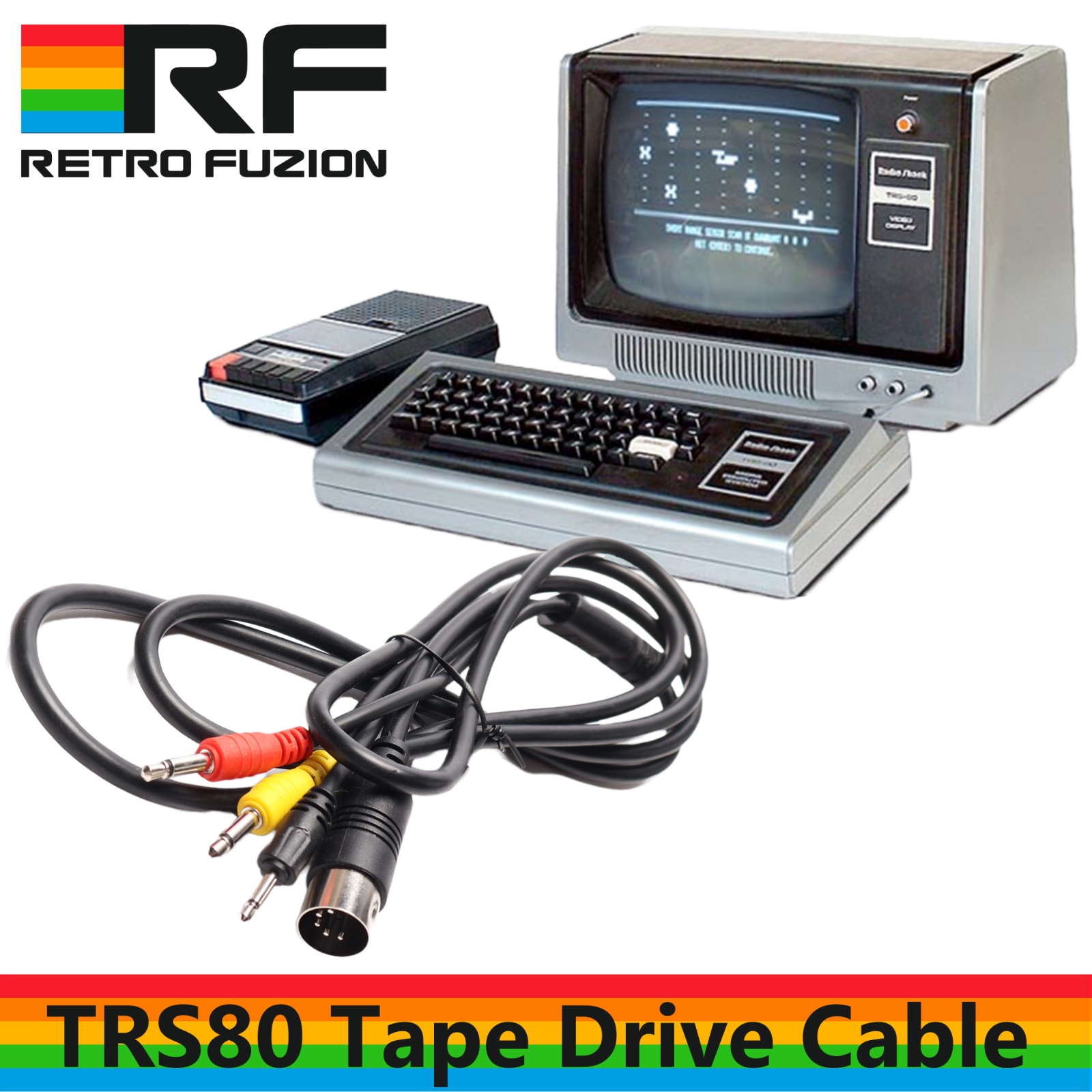 TRS80 Cassette Drive Cable Set