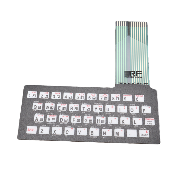 Sinclair ZX81 Keyboard Membrane – RETRO FUZION Sinclair ZX81 Keyboard Membrane – RETRO FUZION