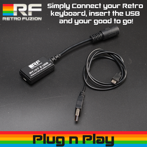XT/AT 2 USB Keyboard Adapter – RETRO FUZION